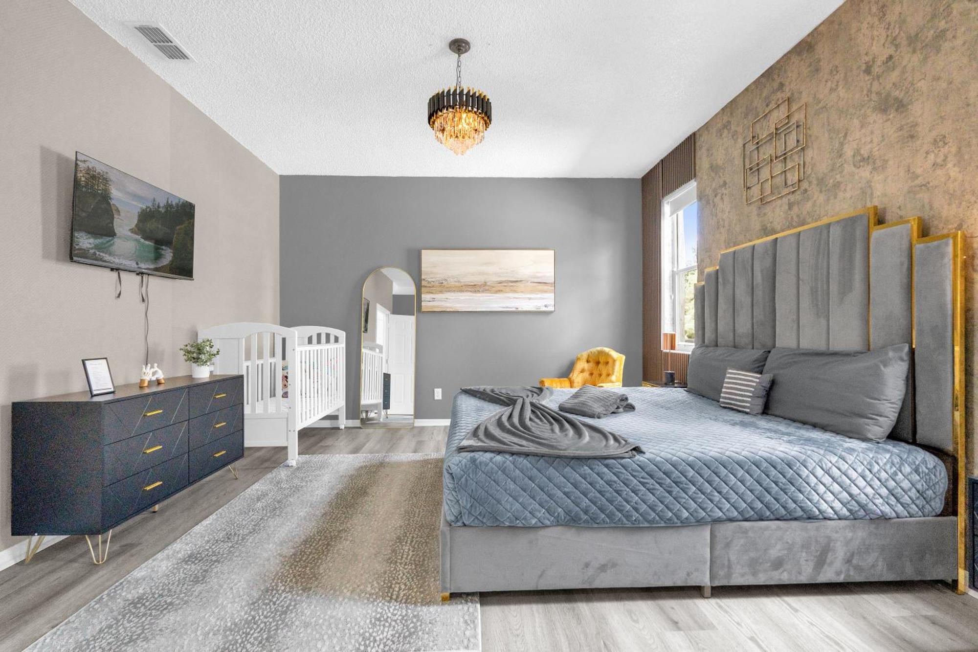 Beautiful 5Br 4 Baths Themed Home Near Disney And Universal, Private Pool, Gameroom, Baby Crib And More 키시미 외부 사진